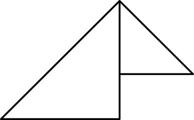 Triangle shapes. Design decoration