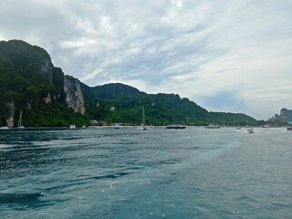Beach of ko phi phi island Thailand