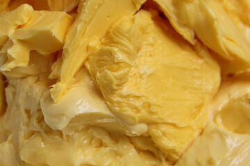 Background texture of bakery margarine