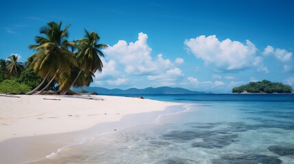 Tropical Beach Panorama: Vast Seascape Horizon Captured with Canon RF 50mm f/1.2L USM