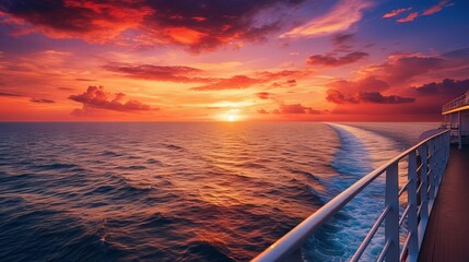 Golden Hour Serenity: Panoramic Sunset Seascape, Canon RF 50mm f/1.2L USM Shot