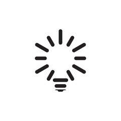 Bulb, Idea, equipment, lamp, led, light, technology icon  Logo Icon Symbol Vector Design Template.