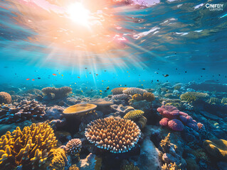 Oceanic Beauty: Serene Seascapes, Coral Reefs, Marine Life Wallpapers