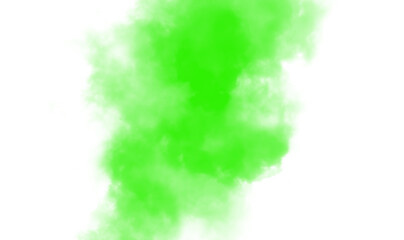 Fototapeta na wymiar Green smoke