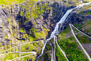 The Stigfossen waterfall