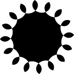 Circle of different shapes. Elements for design