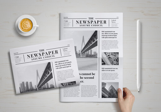 News Paper Layout Template