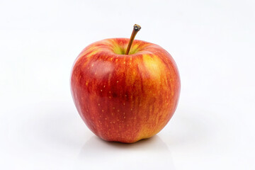 red apple isolated on white