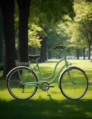 Fototapeta premium Bicycle in a park photography