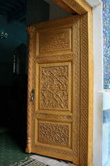 Door at Ulugh Beg Madrasah, Samarkand