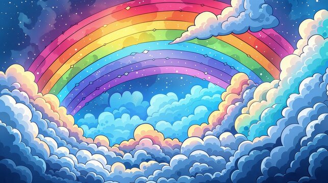 Rainbow Art Images et videos libres de droits Adobe Stock