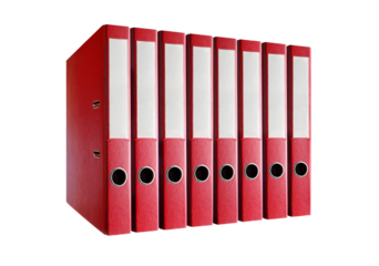 rote Aktenordner