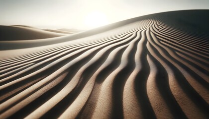 Rippled Sand Texture for Calm and Serene Desert Themes