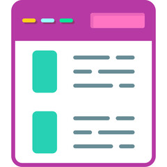 Obraz premium BrowserCheckList Icon