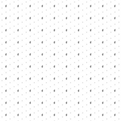 Square seamless background pattern from black cent symbols are different sizes and opacity. The pattern is evenly filled. Vector illustration on white background - obrazy, fototapety, plakaty