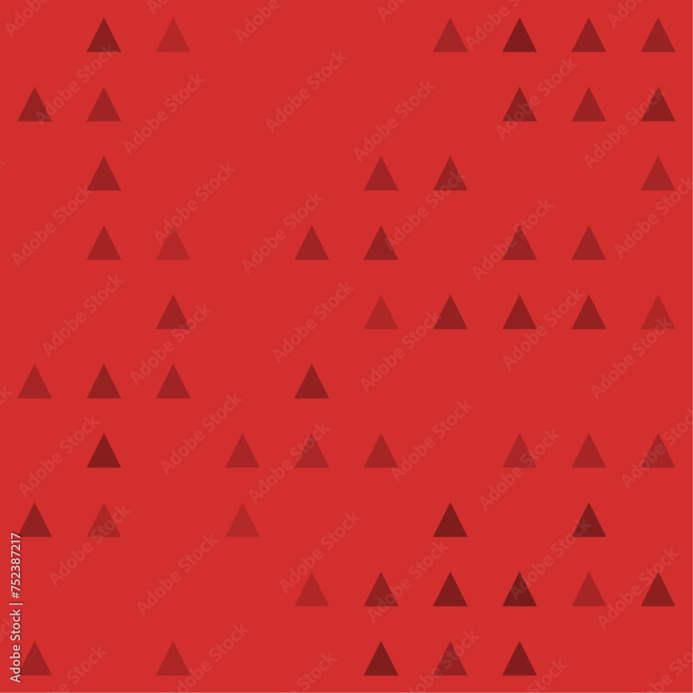 Poster abstract seamless geometric pattern. mosaic background of black triangles. evenly spaced big shapes 