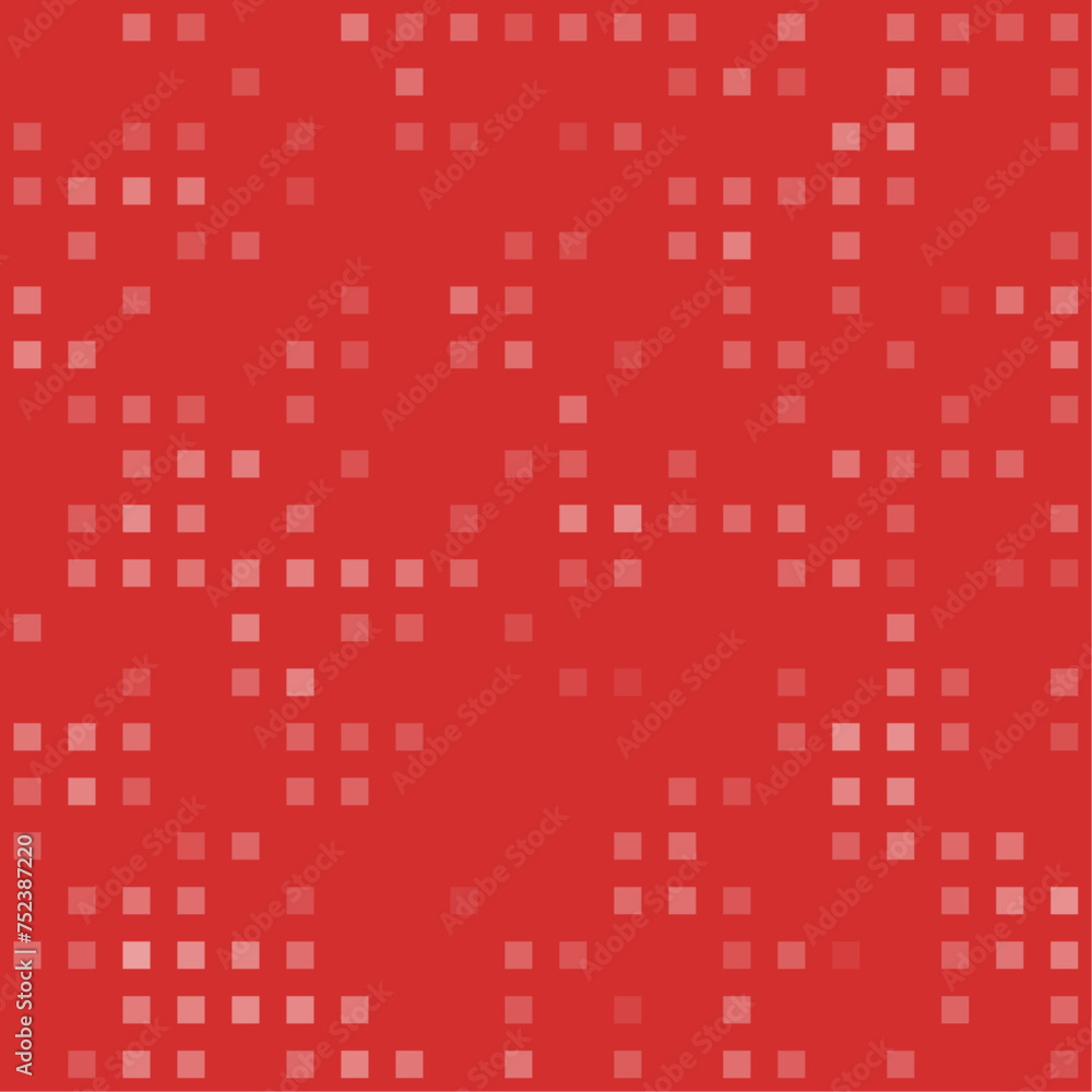 Poster abstract seamless geometric pattern. mosaic background of white squares. evenly spaced shapes of dif