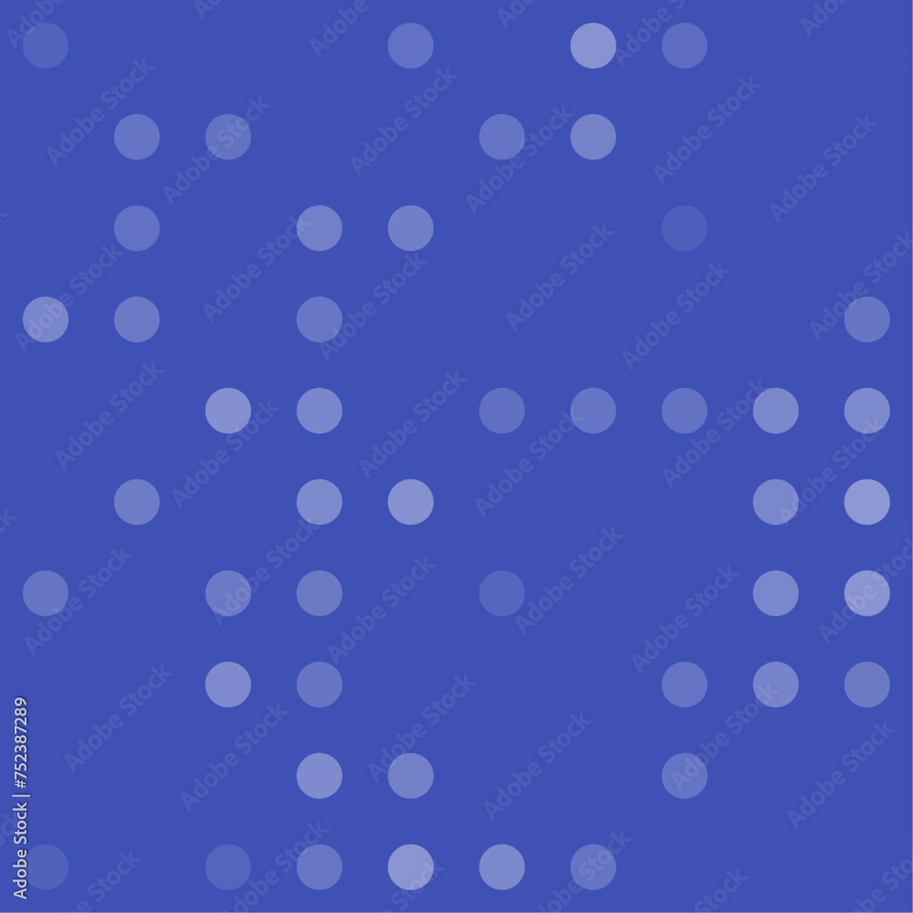 Aufkleber abstract seamless geometric pattern. mosaic background of white circles. evenly spaced big shapes of
