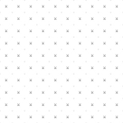 Square seamless background pattern from black hockey symbols are different sizes and opacity. The pattern is evenly filled. Vector illustration on white background