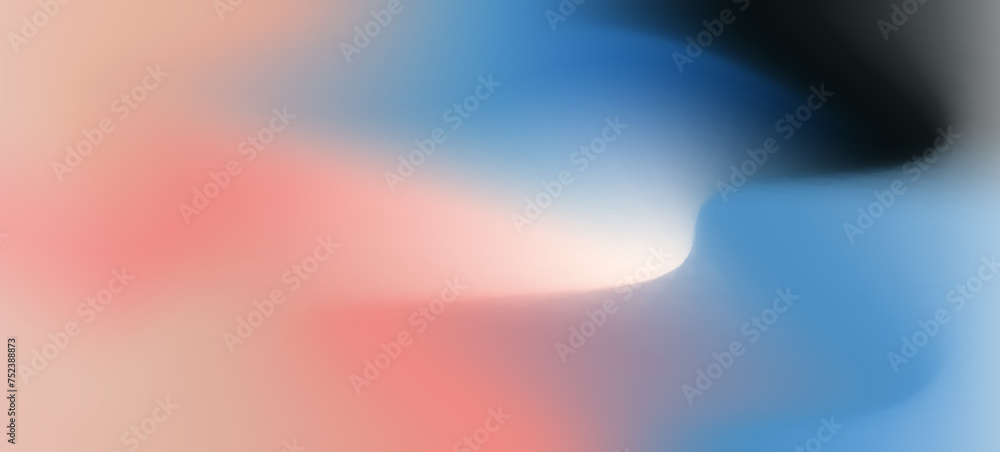 Poster Wavy gradient mesh background