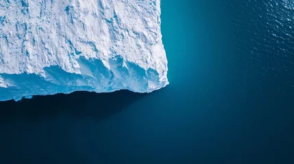 Foto op Plexiglas an iceberg in the water © Dogaru