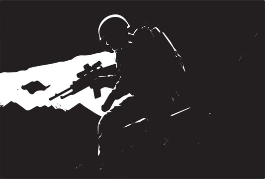 Military vector , Army background, soldiers grunge
