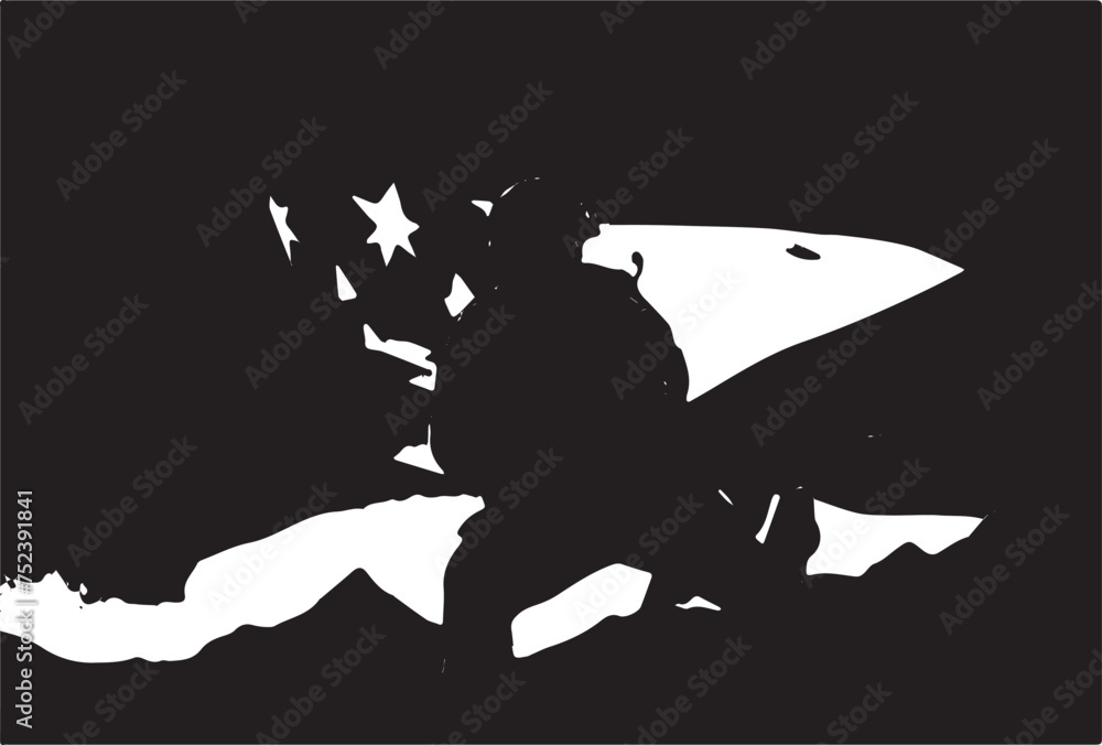 Sticker Military vector , Army background, soldiers grunge