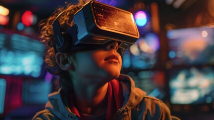 Virtual world, limitless imagination, VR glasses