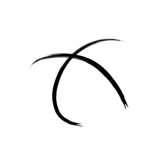 Hand Drawn Cross Vector