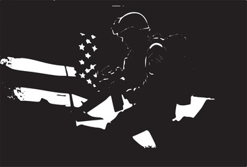 Military vector , Army background, soldiers grunge