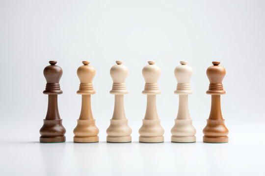 Strategic Chess Battle: Intense Emotions of Power, Victory, and Defeat on the Wooden Chessboard.