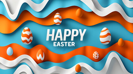 Easter Bliss: Abstract Background for Presentations, Wallpaper, and Texture
