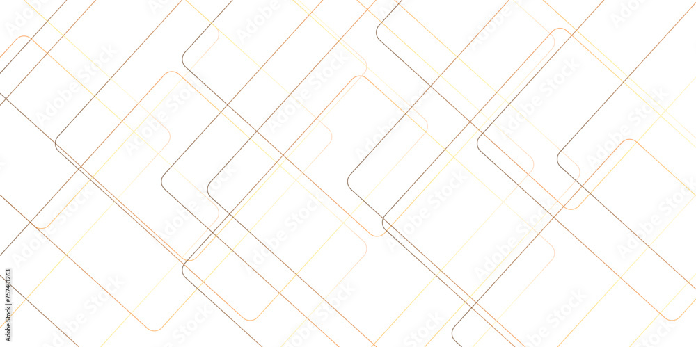 Poster Abstract seamless random geometric colorful square lines pattern on a transparent background design. abstract background with luxury colorful geometric random chaotic lines. squares and triangle line.