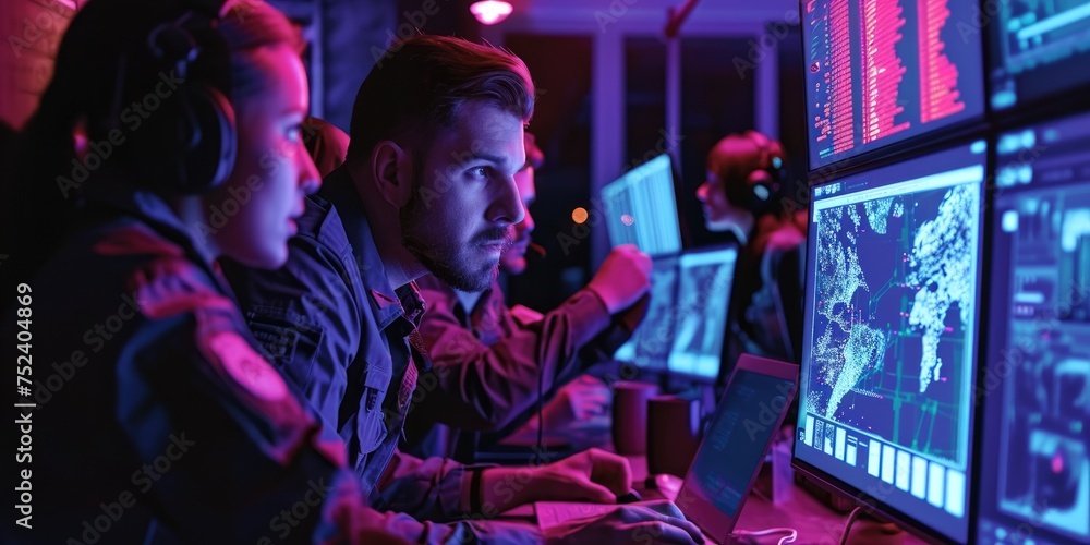 Poster images might portray audit procedures, security assessments, or vulnerability testing scenarios