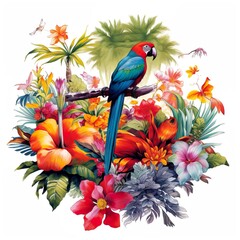 A tropical paradise summer design