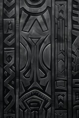 Background Texture Pattern in the Style of Neo-Tribal Graphite - Designs featuring bold, tribal-inspired patterns with a modern, graphite texture created with Generative AI Technology