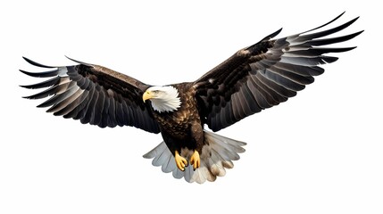 bald eagle in flight