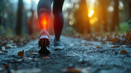 During a run along the embankment, the young woman suddenly felt a sharp pain in her knee joint as if the meniscus had dislocated or ruptured