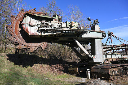 Former and recultivated Oberdorf opencast mine in B&auml;rnbach