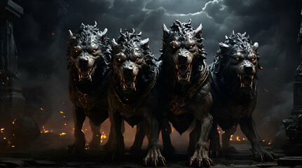 Cerberus the hound of Hades from Greek mythology is the .Generative AI