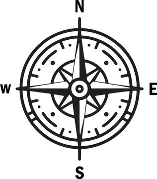 compass  vector illustration 