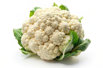 cauliflower Isolated on white background 