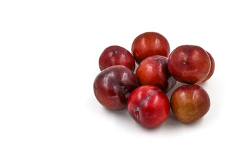 apples isolated on white