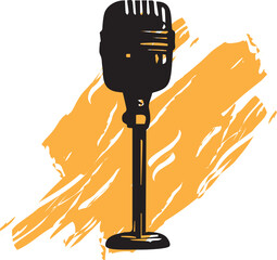 Microphone Vector Art, Icons, and Silhouettes