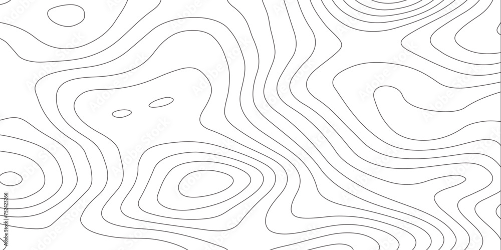 Poster abstract design with seamless pattern with lines topographic map. geographic mountain relief. retro 