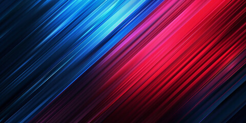 Fototapeta premium Colored glowing diagonal stripess abstract background. Bright background. Decorative horizontal banner. Digital artwork raster bitmap illustration. AI artwork.