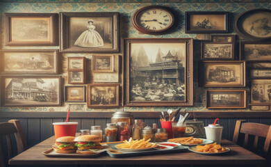 breakfast in the restaurant