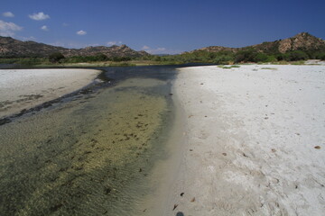 The beautiful beach of Berchida in Siniscola in Sardinia, Italy