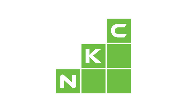 NKC initial letter financial logo design vector template. economics, growth, meter, range,  profit, loan, graph, finance, benefits, economic, increase, arrow up, grade, grew up, topper, company, scale