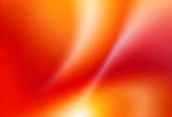 Red, Yellow, Soft Pastel Color Gradient. Holographic Blurred Abstract Background.